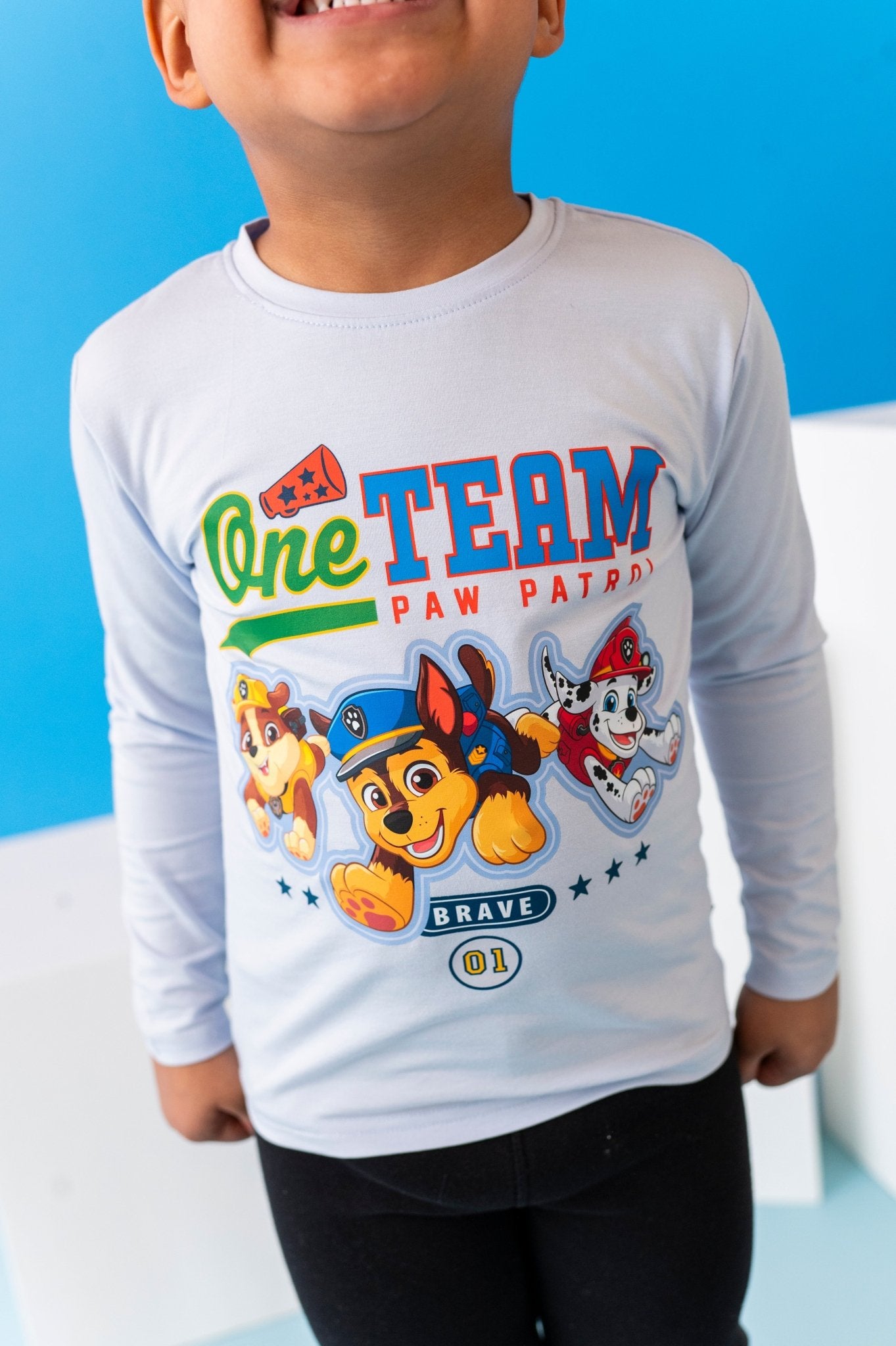 LONG SLEEVE GRAPHIC TEE - PAW PATROL™ ALL - STARS ONE TEAM - The Sleepy Sloth
