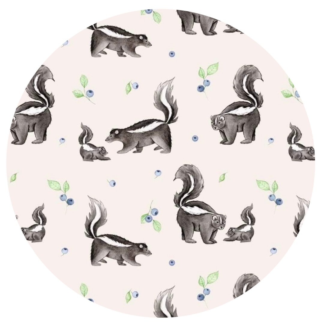 LONG SLEEVE POCKET TEE - BERRY STINKY - The Sleepy Sloth