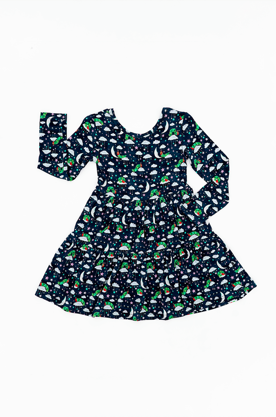 Long Sleeve Twirl Dress - GOOD NIGHT, FRIENDS - The Sleepy Sloth