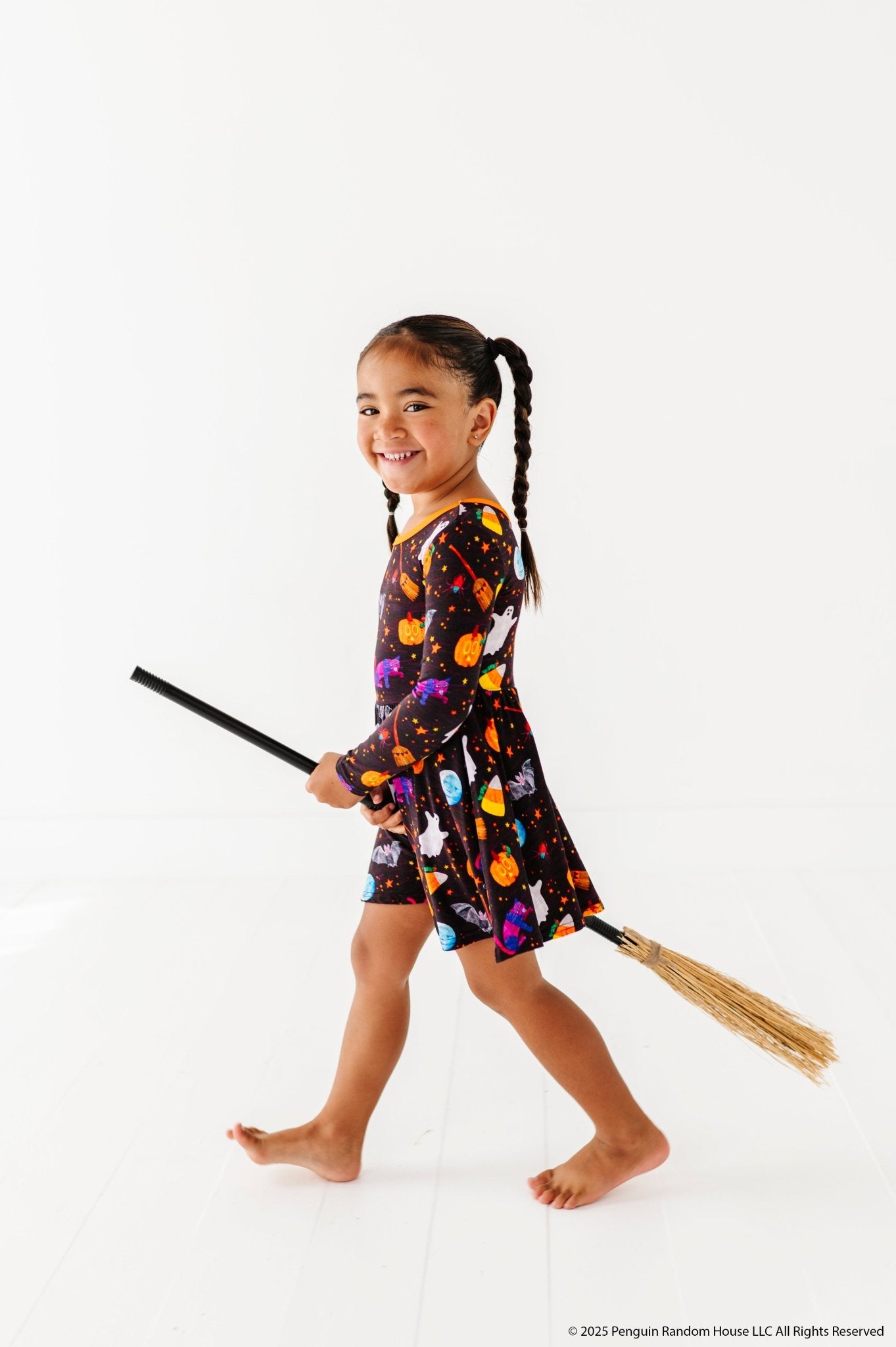 LONG SLEEVE TWIRL DRESS - The World of Eric Carle™ CREEPY CRAWLY - The Sleepy Sloth