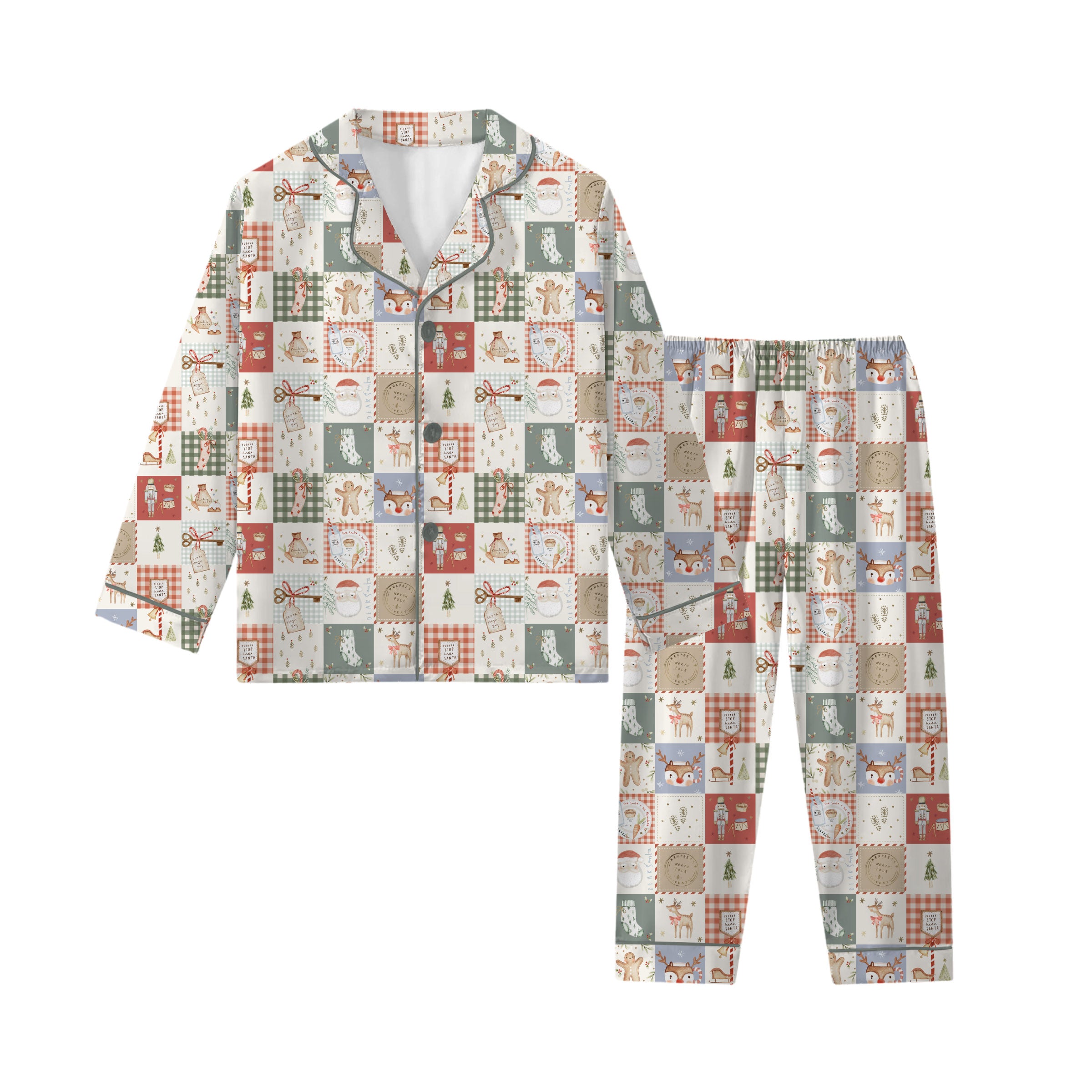 Preorder Women's Luxe Pajama Set - Merry Mosaic