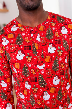 Men's Henley - Jolly St Nick