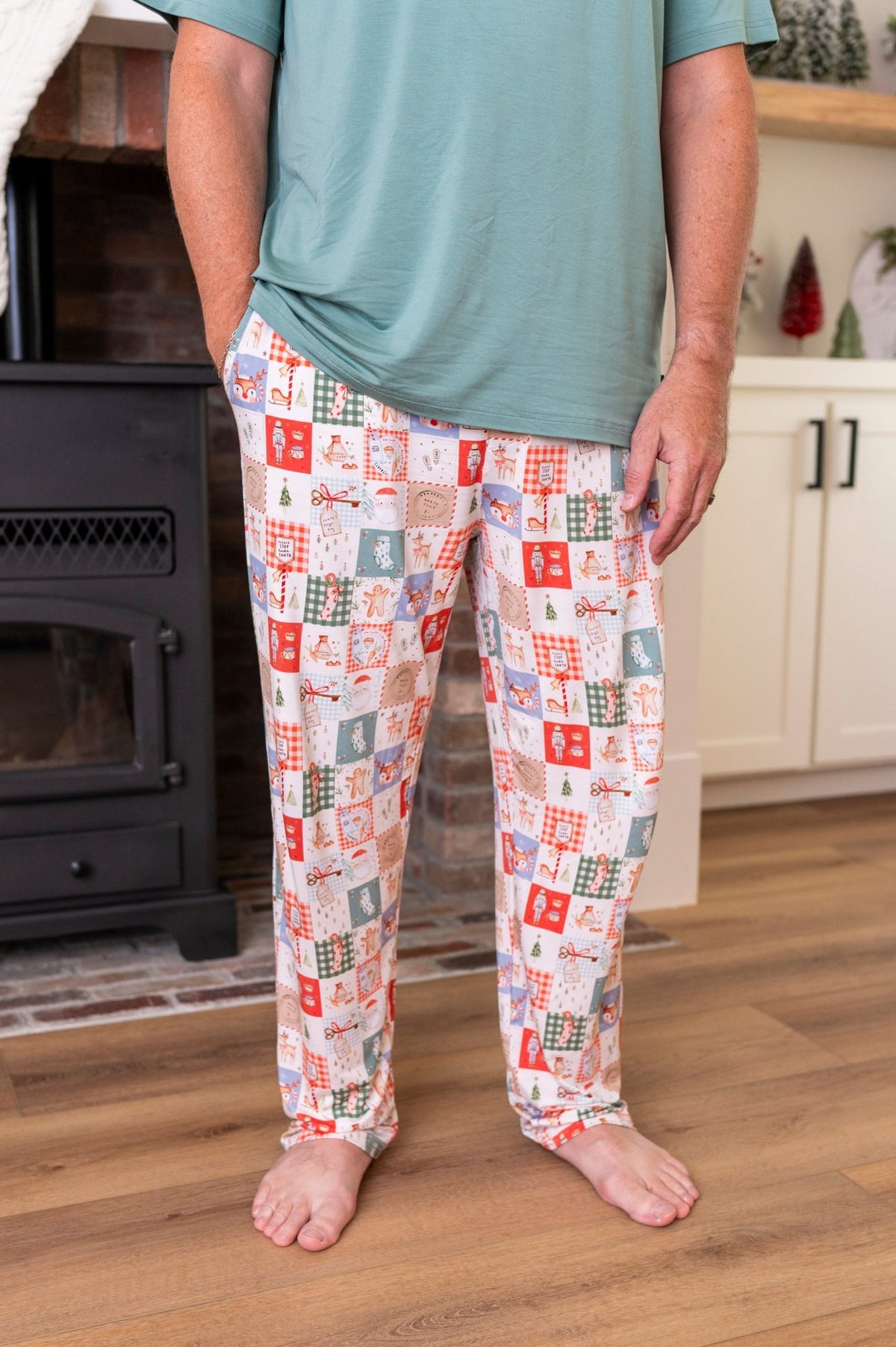 Men's Sleepy Pants - Merry Mosaic - The Sleepy Sloth