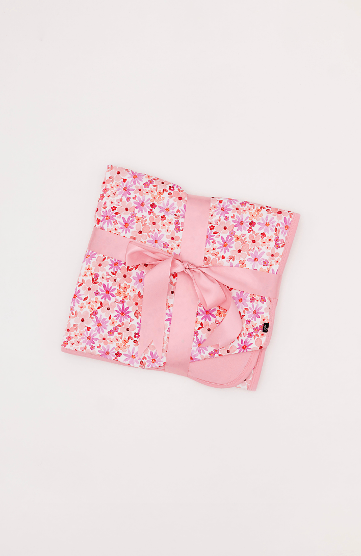 MINI BLANKIE - BLUSHING BLOOMS - The Sleepy Sloth