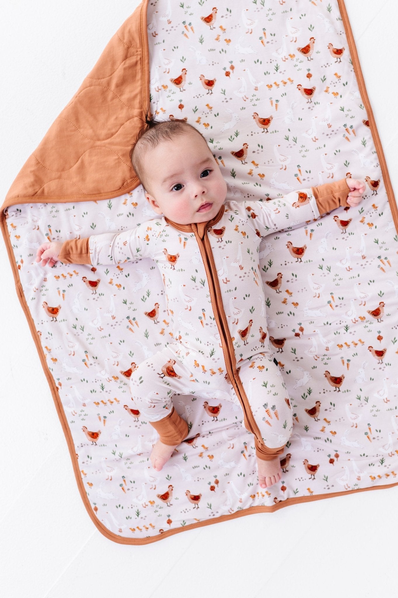 Mini Blankie - FARMSTEAD FRIENDS - The Sleepy Sloth