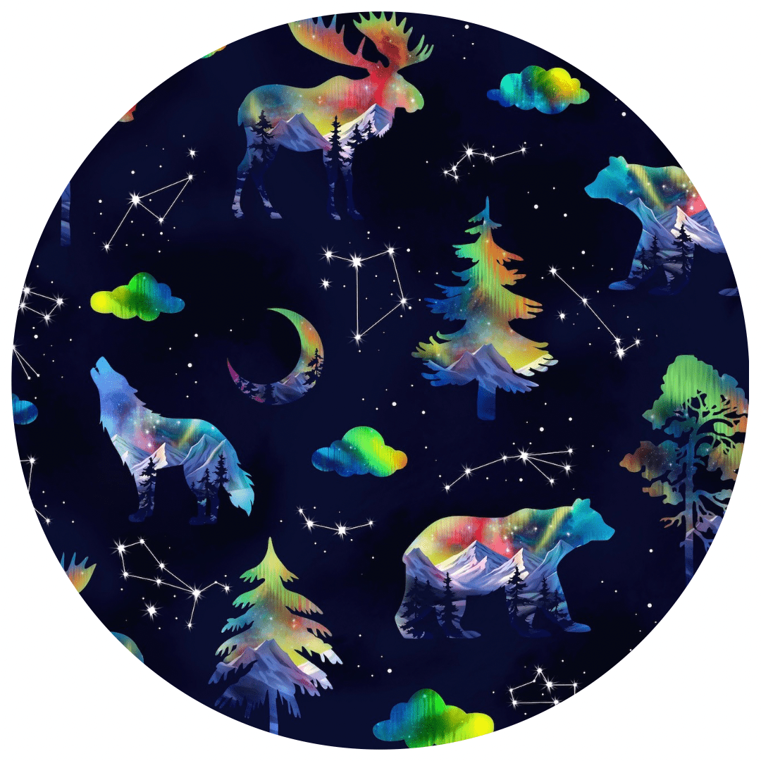 Mini Blankie - NORTHERN NIGHTS - The Sleepy Sloth