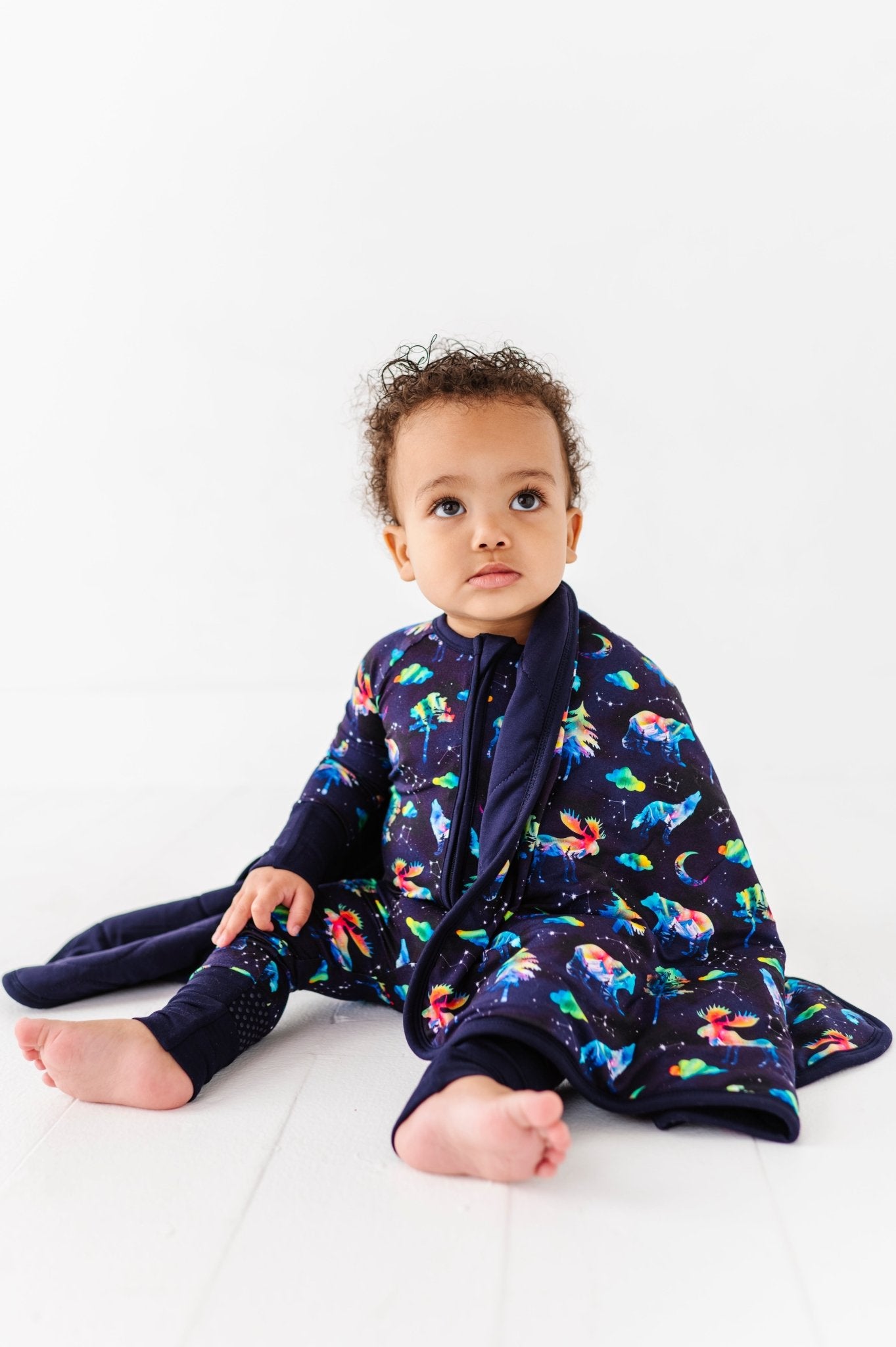 Mini Blankie - NORTHERN NIGHTS - The Sleepy Sloth