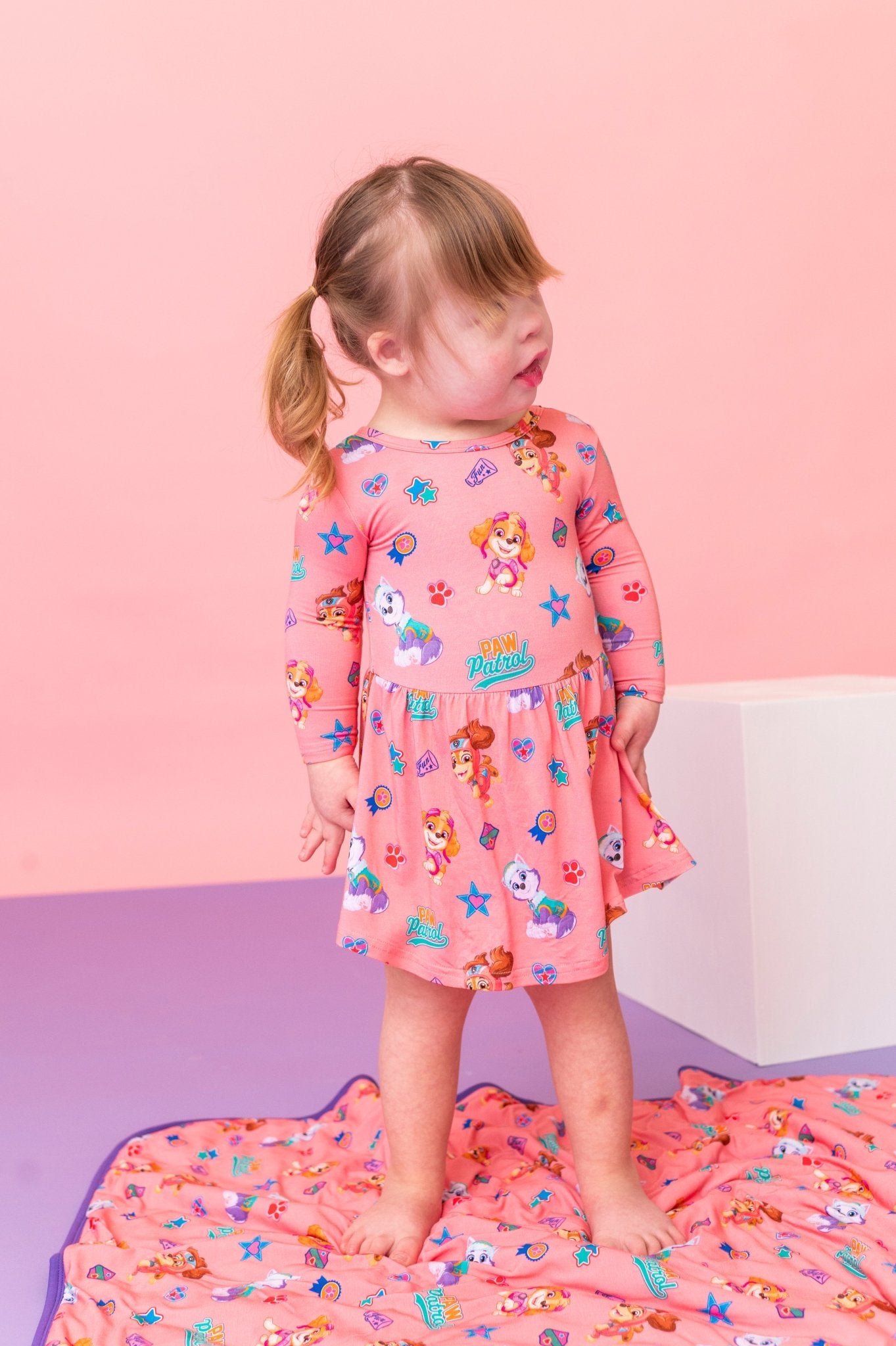 MINI BLANKIE - PAW PATROL™ ALL - STARS PAWfect Pink Crew - The Sleepy Sloth