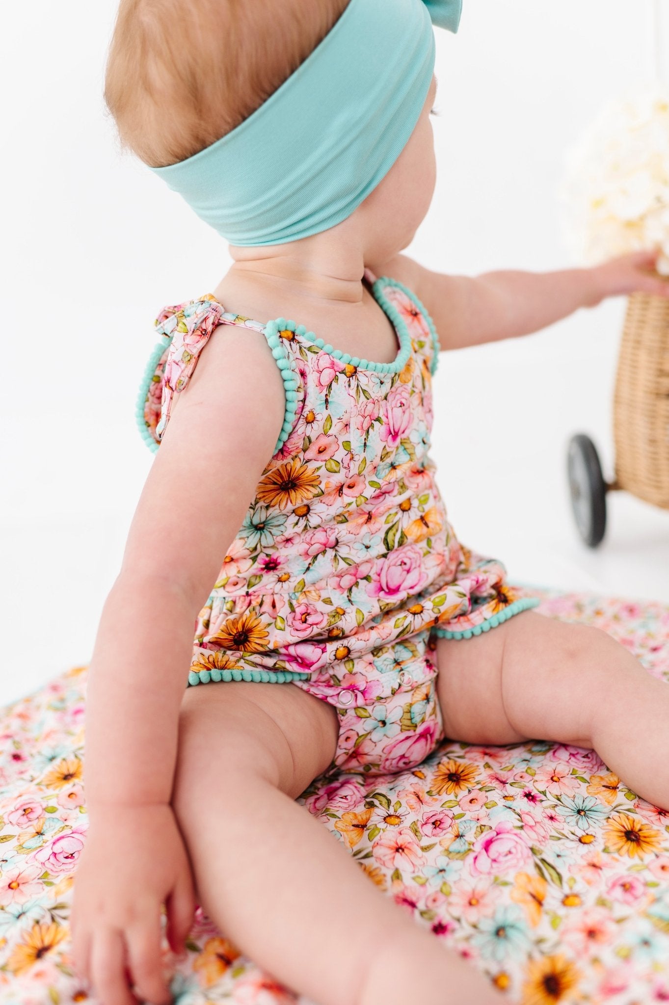 MINI BLANKIE - PENELOPE’S PETALS - The Sleepy Sloth