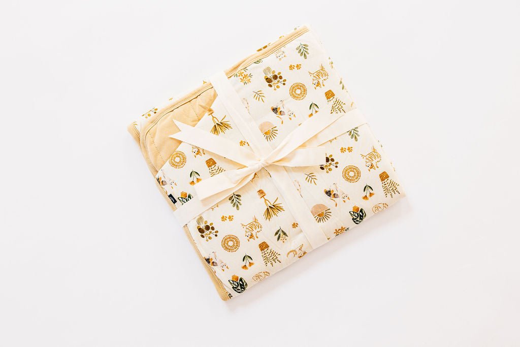 MINI BLANKIE - WHISKERS & WALLFLOWERS - The Sleepy Sloth