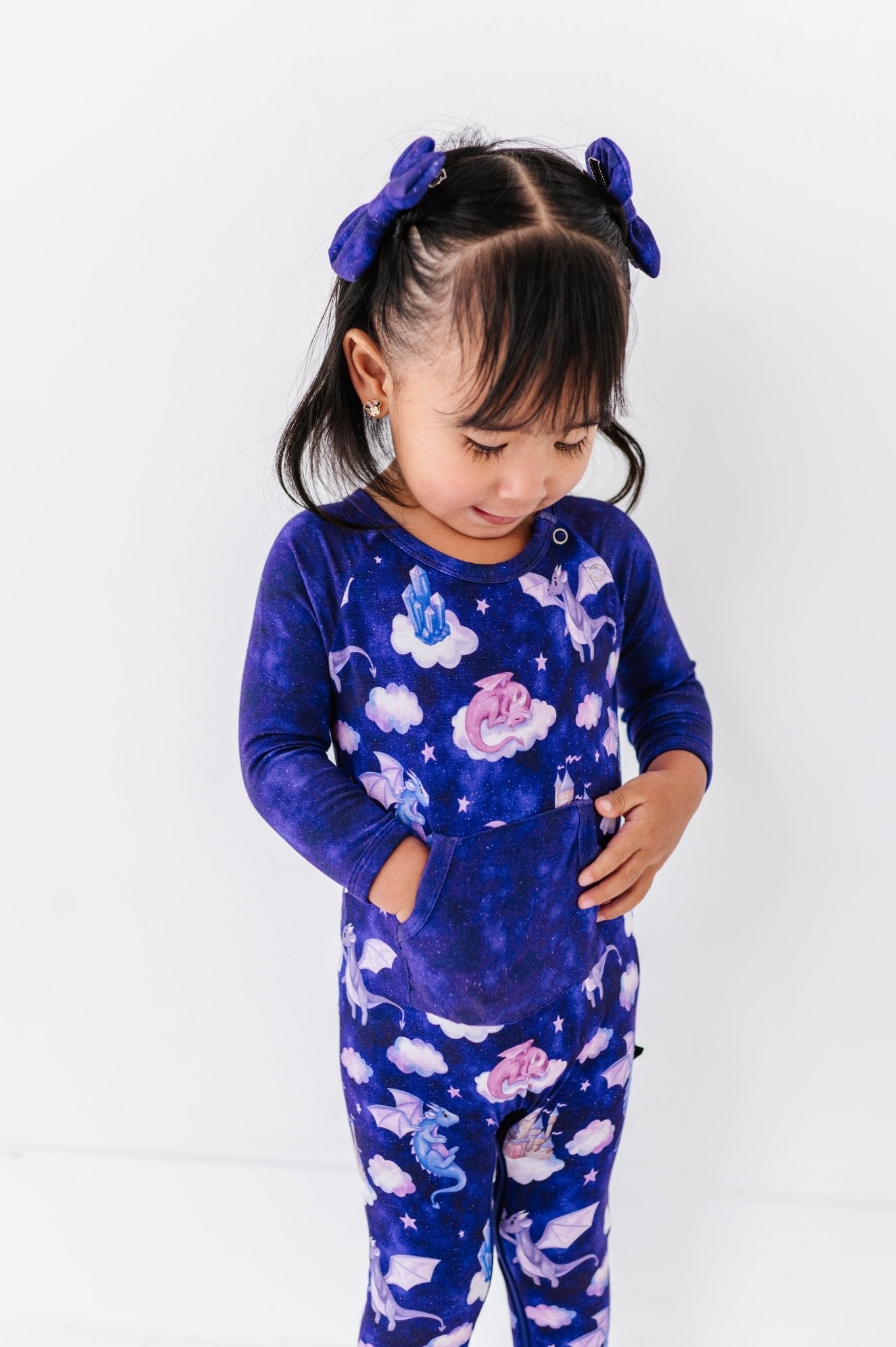 MINI CLIP BOW SET - AMETHYSIA - The Sleepy Sloth