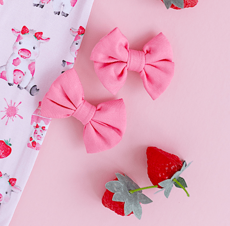 MINI CLIP BOW SET - BERRYLICIOUS - The Sleepy Sloth