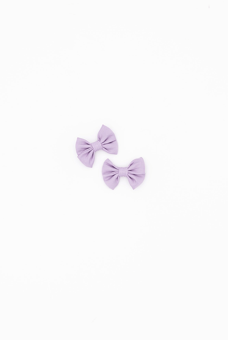 Mini Clip Bow Set - INDIGO SKIES - The Sleepy Sloth