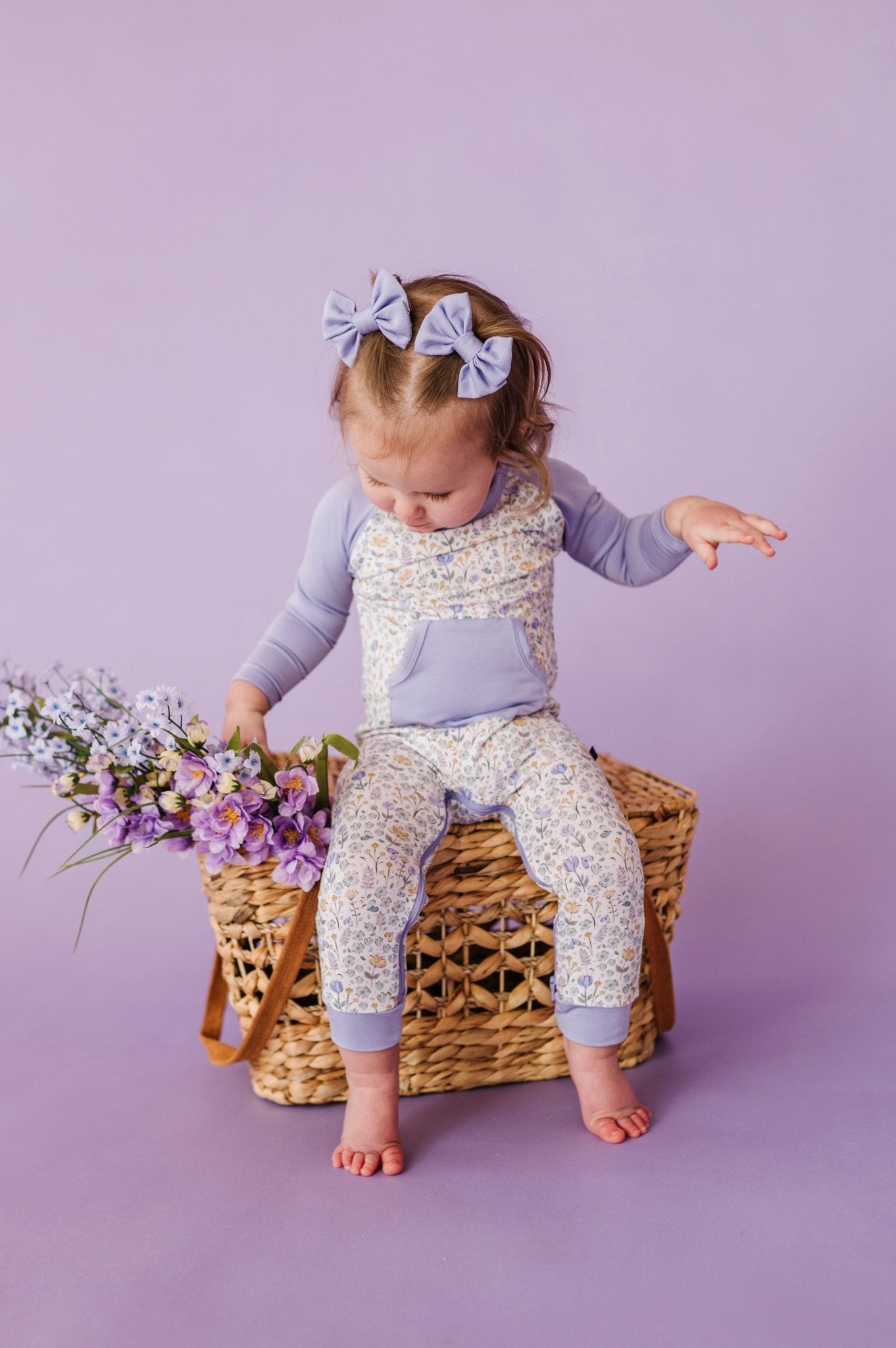 MINI CLIP BOW SET - LILAC VALLEY - The Sleepy Sloth