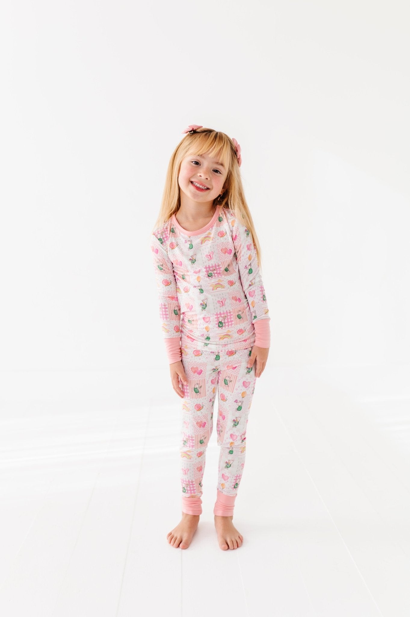 Mini Clip Bow Set - PRETTY IN PIGLET - The Sleepy Sloth