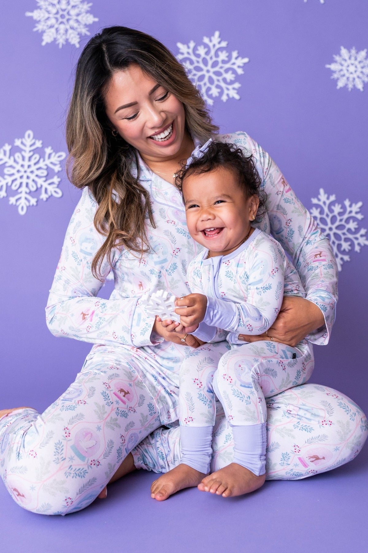 Mini Clip Bow Set - Snow Much Wonder - The Sleepy Sloth