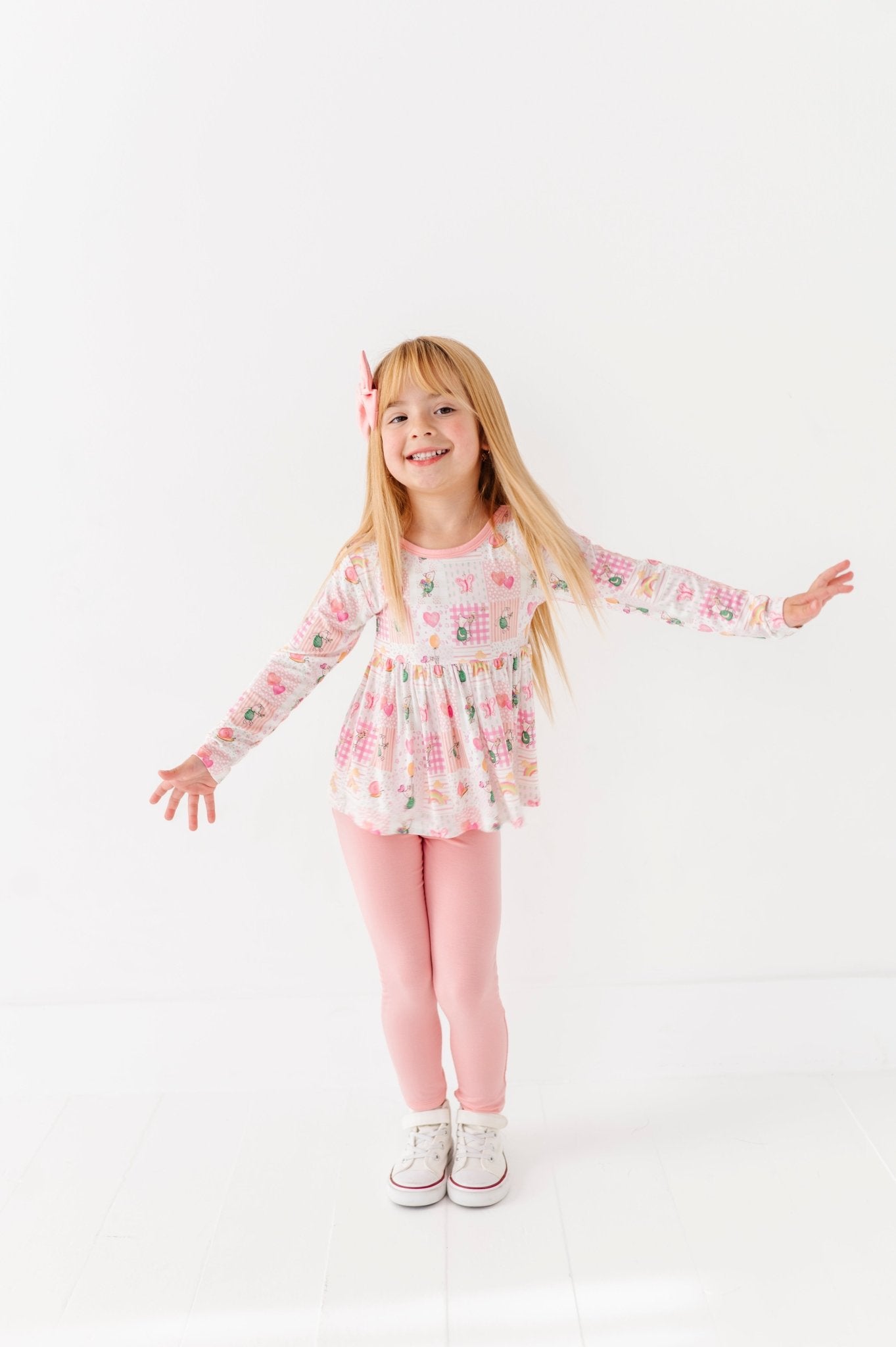 Peplum Set - PRETTY IN PIGLET - The Sleepy Sloth