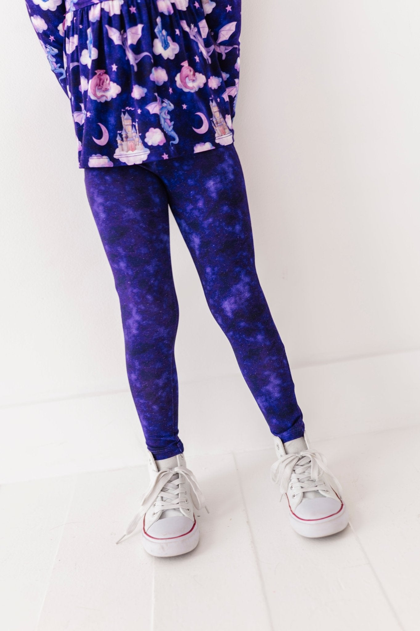 PEPLUM TOP WITH LEGGINGS - AMETHYSIA - The Sleepy Sloth