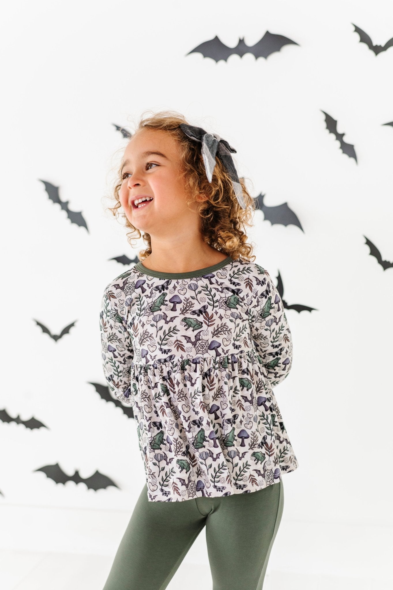 PEPLUM TOP WITH LEGGINGS - HOCUS CROAKUS - The Sleepy Sloth