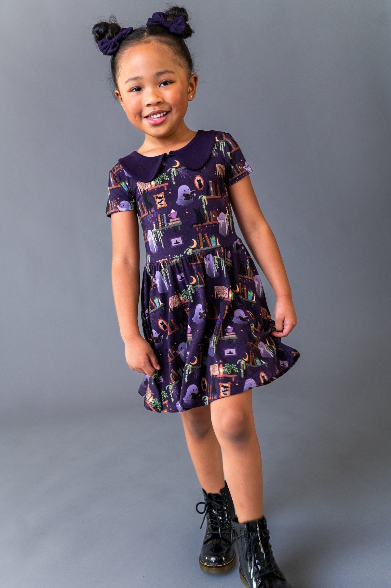Peter Pan Twirlie Dress - Haunted Library - The Sleepy Sloth