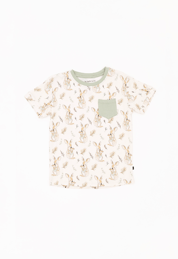 POCKET TEE - LOVE ROO SO MUCH - The Sleepy Sloth