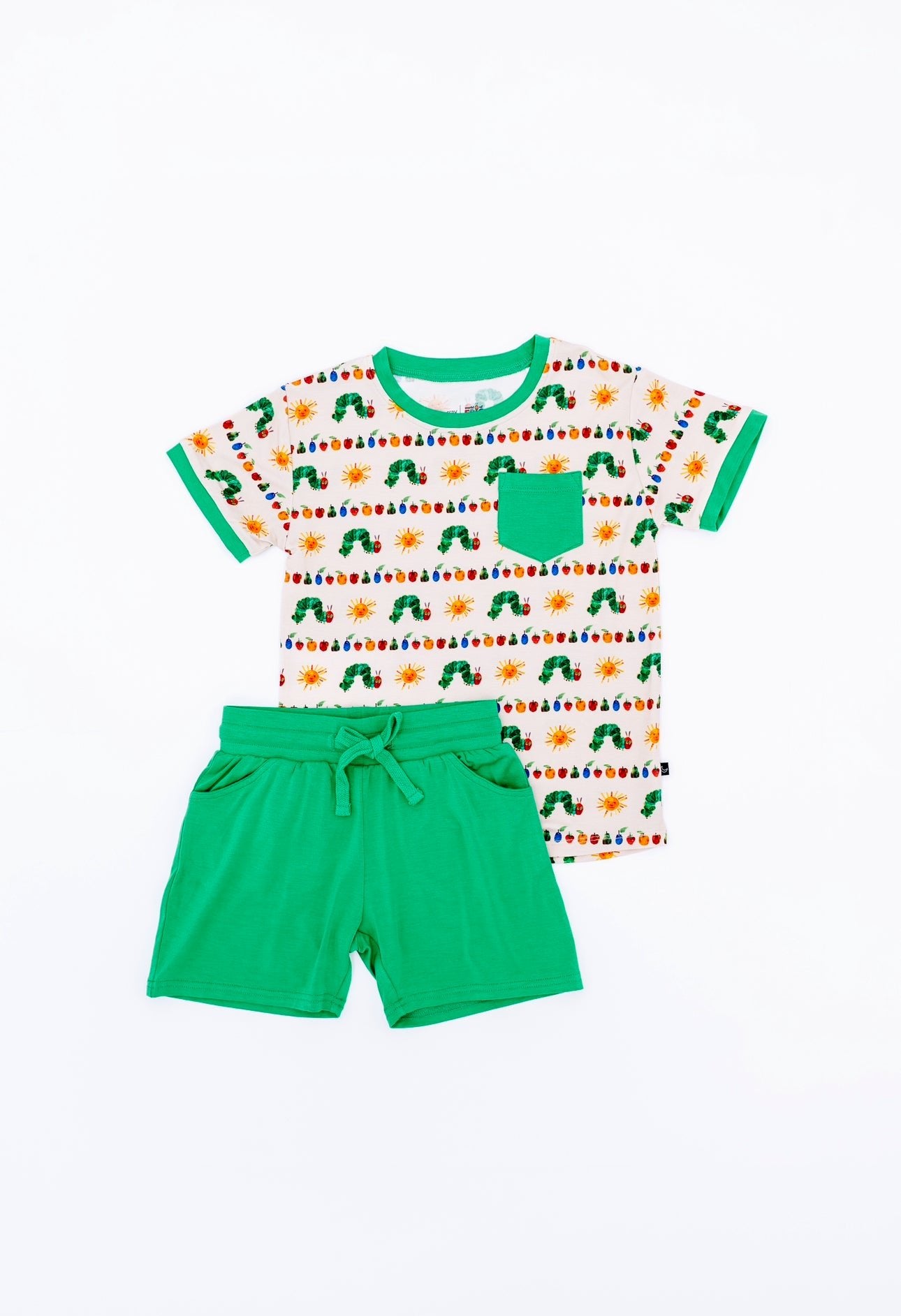 POCKET TEE SHORT SET - Still Hungry - The Sleepy Sloth