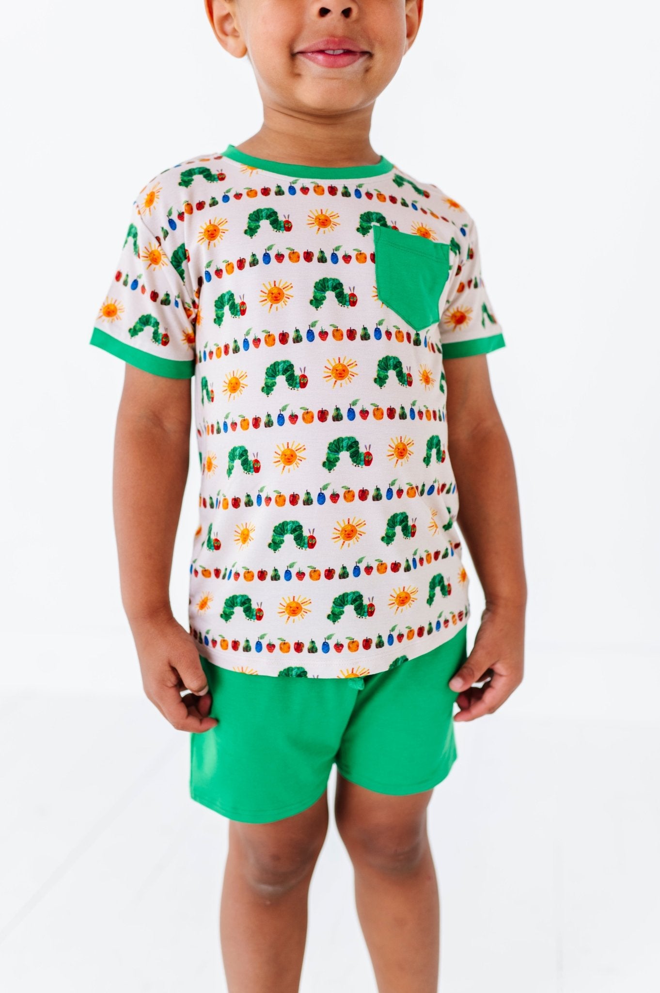 POCKET TEE SHORT SET - Still Hungry - The Sleepy Sloth