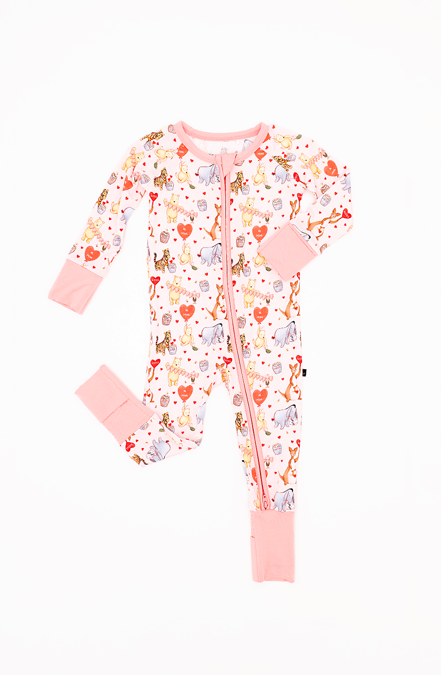 PREORDER ADAPTIVE ZIP JAMMIES - 100 ACRES OF KISSES PREORDER - The Sleepy Sloth