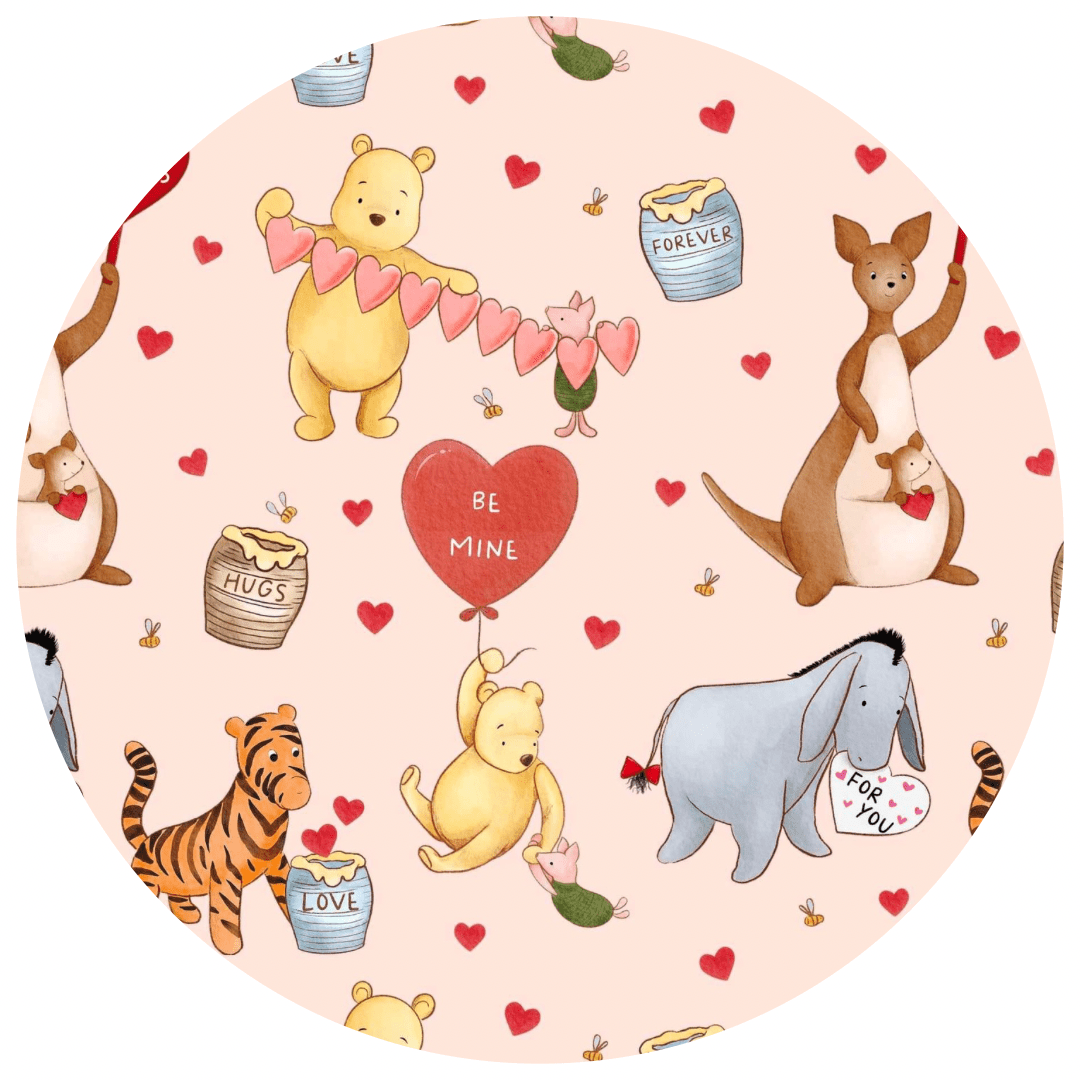 PREORDER ADAPTIVE ZIP JAMMIES - 100 ACRES OF KISSES PREORDER - The Sleepy Sloth