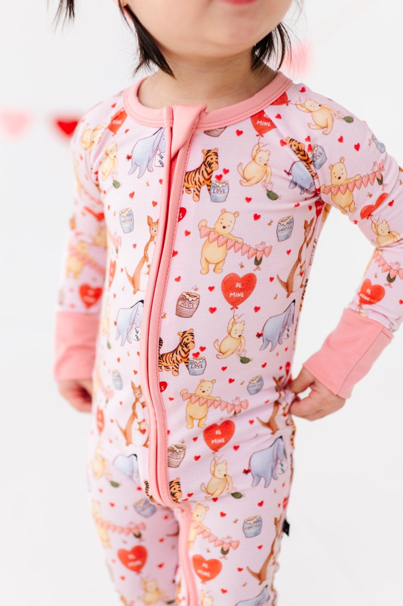 PREORDER ADAPTIVE ZIP JAMMIES - 100 ACRES OF KISSES PREORDER - The Sleepy Sloth