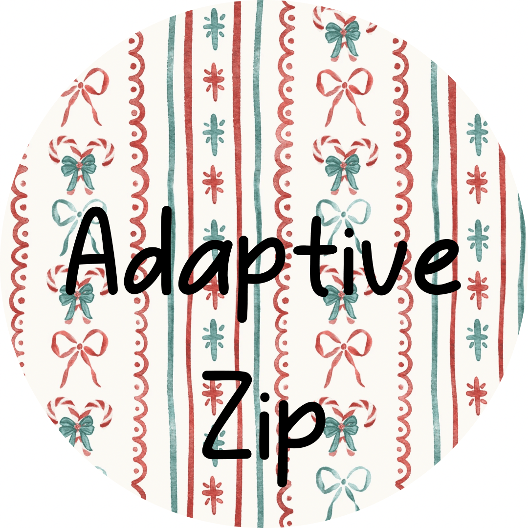 PREORDER ADAPTIVE ZIP JAMMIES* - KNOTTY OR NICE PREORDER - The Sleepy Sloth