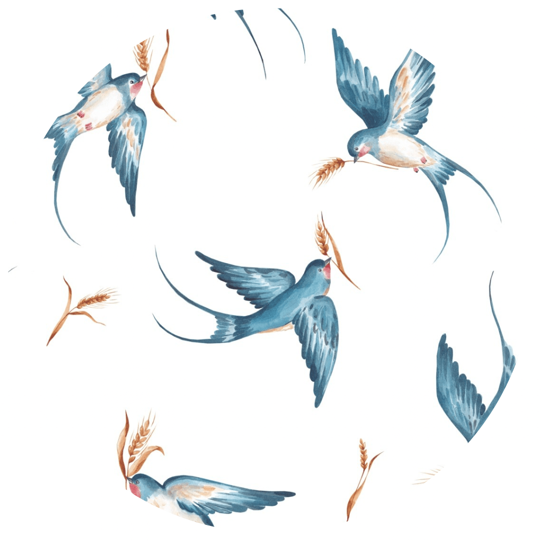 PREORDER ADULT BLANKIE - PREORDER BIRDS OF PEACE - The Sleepy Sloth
