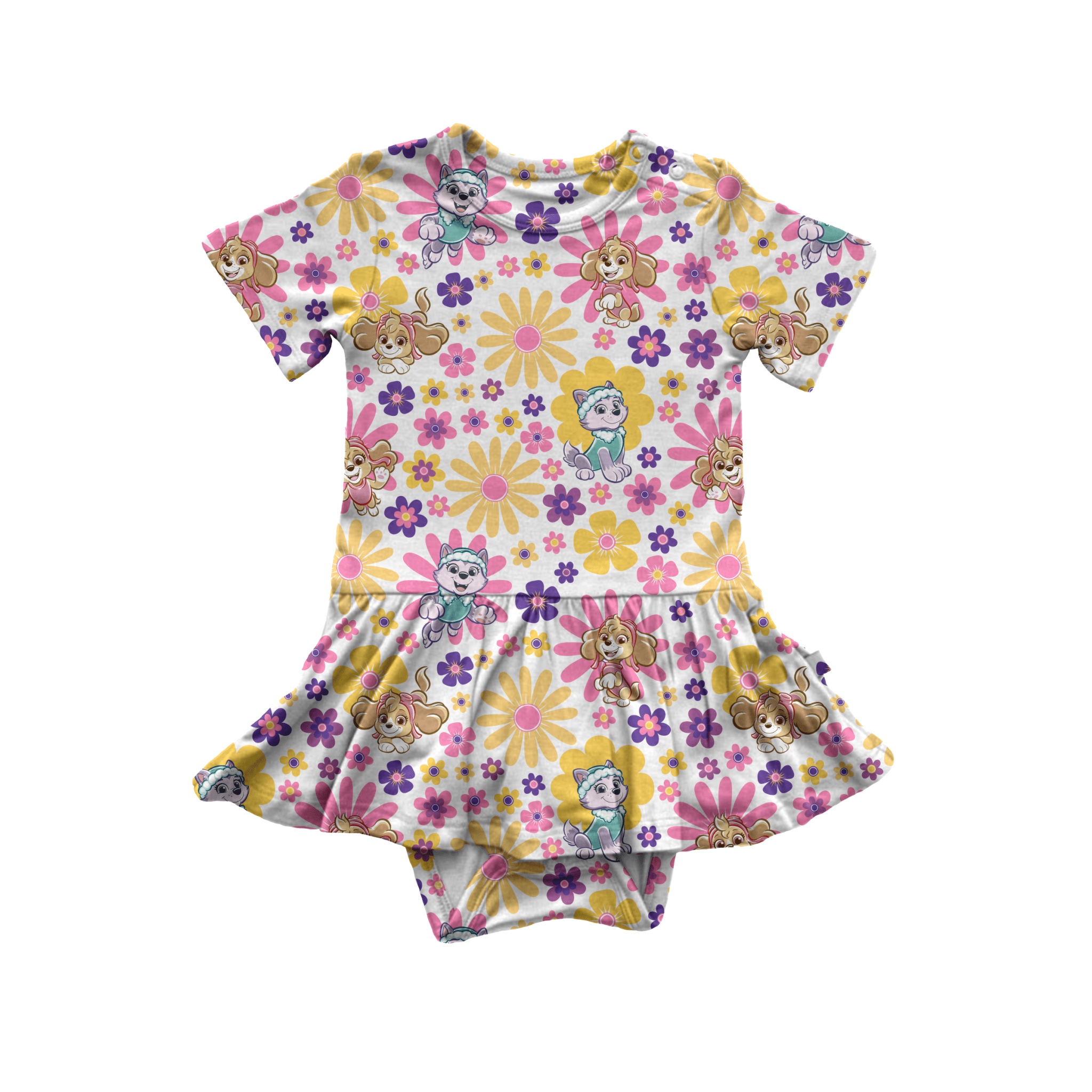 PREORDER BODYSUIT TWIRL DRESS - PAW PATROL™ PETAL PATROL - The Sleepy Sloth