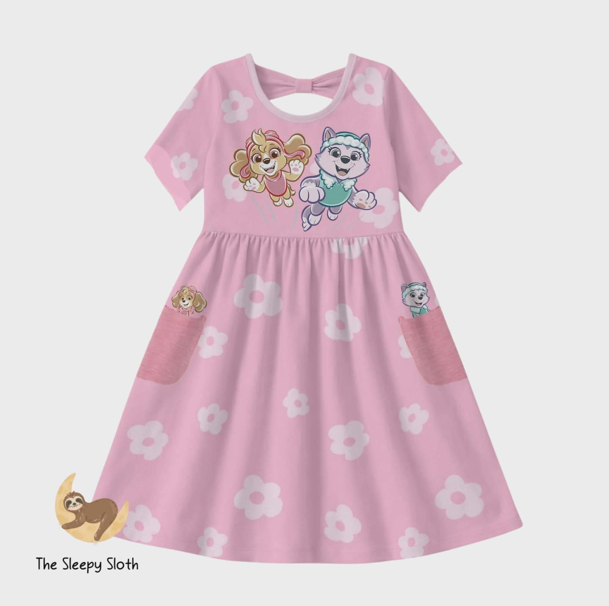PREORDER BOW BACK TWIRL DRESS - PAW PATROL™ SKYE & EVEREST - The Sleepy Sloth