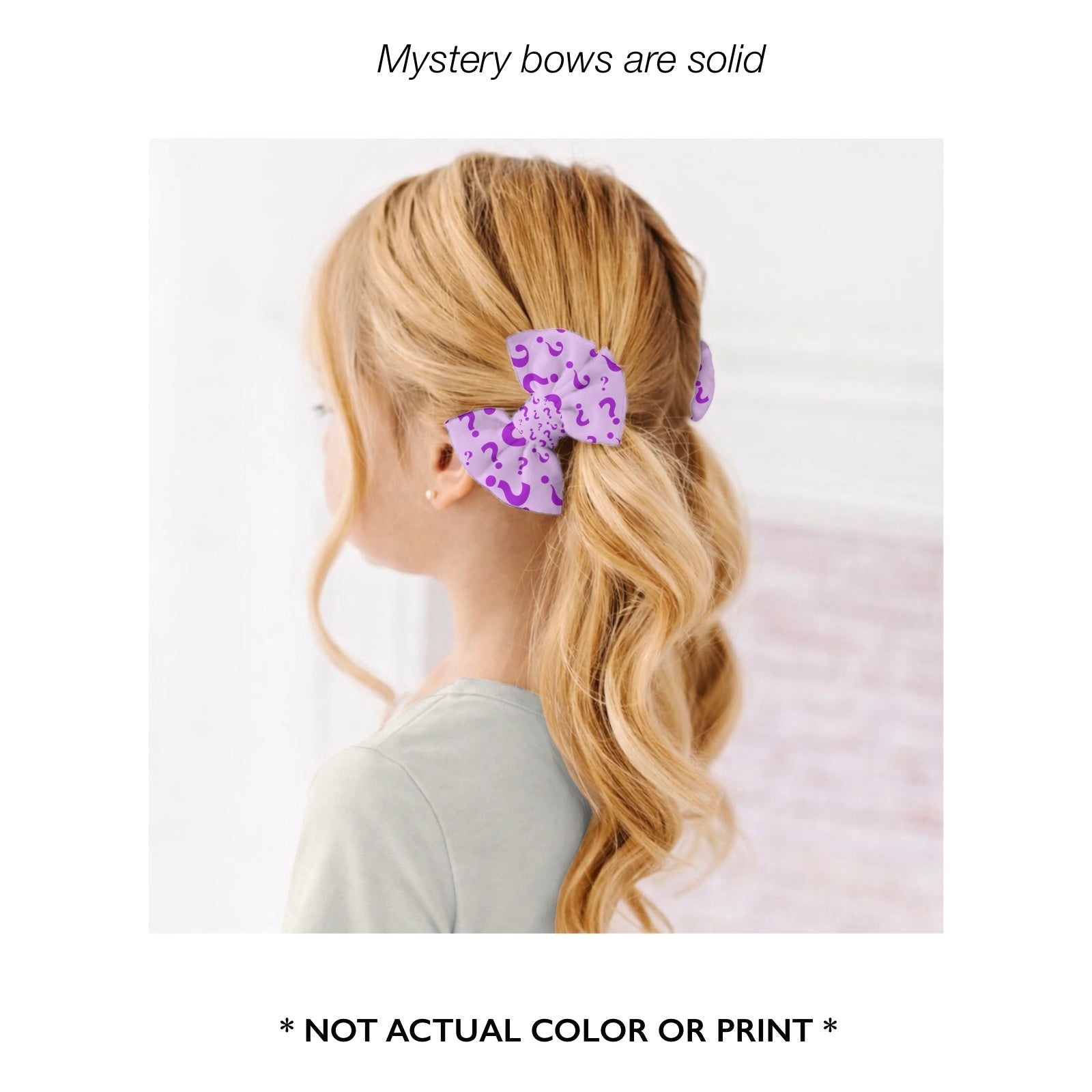 Preorder Mini Clip Bows - MYSTERY GIRL PRINT B - The Sleepy Sloth