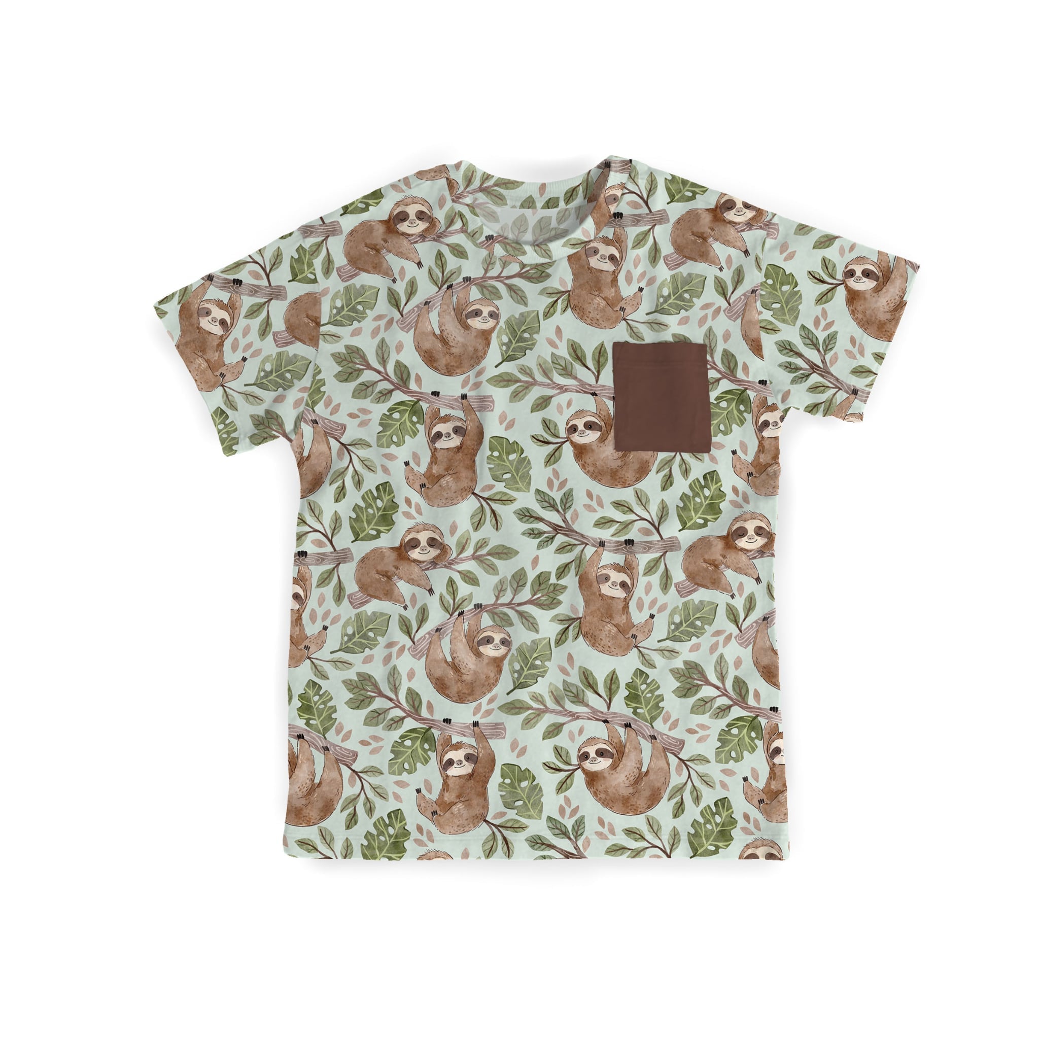 Preorder Pocket Tee - Hang Tight - The Sleepy Sloth