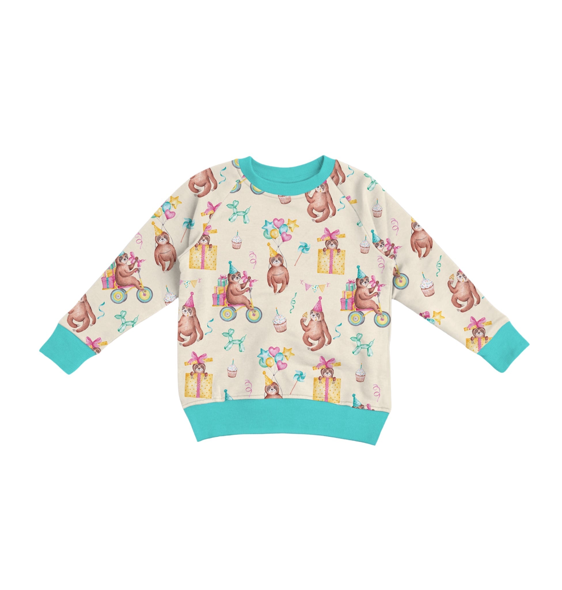 Preorder Printed Crewneck - Sleepy Party - The Sleepy Sloth