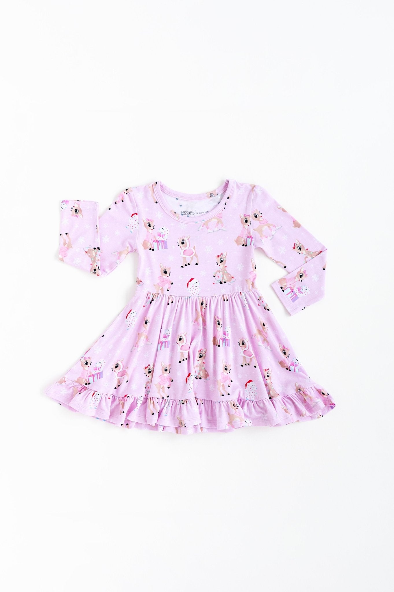 PREORDER RUFFLE TWIRL DRESS - CLARICE - The Sleepy Sloth