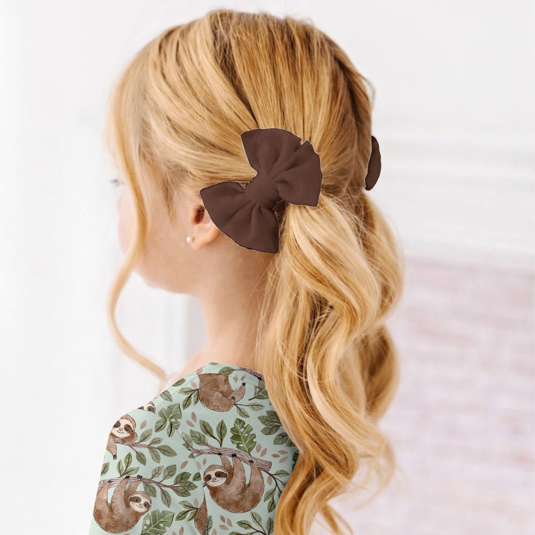 Preorder Solid Mini Clip Bow Set - Hang Tight - The Sleepy Sloth