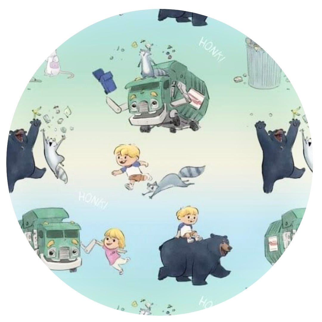 Preorder Standard Pillowcase Set - Trash Truck™ Honk! Honk! - The Sleepy Sloth