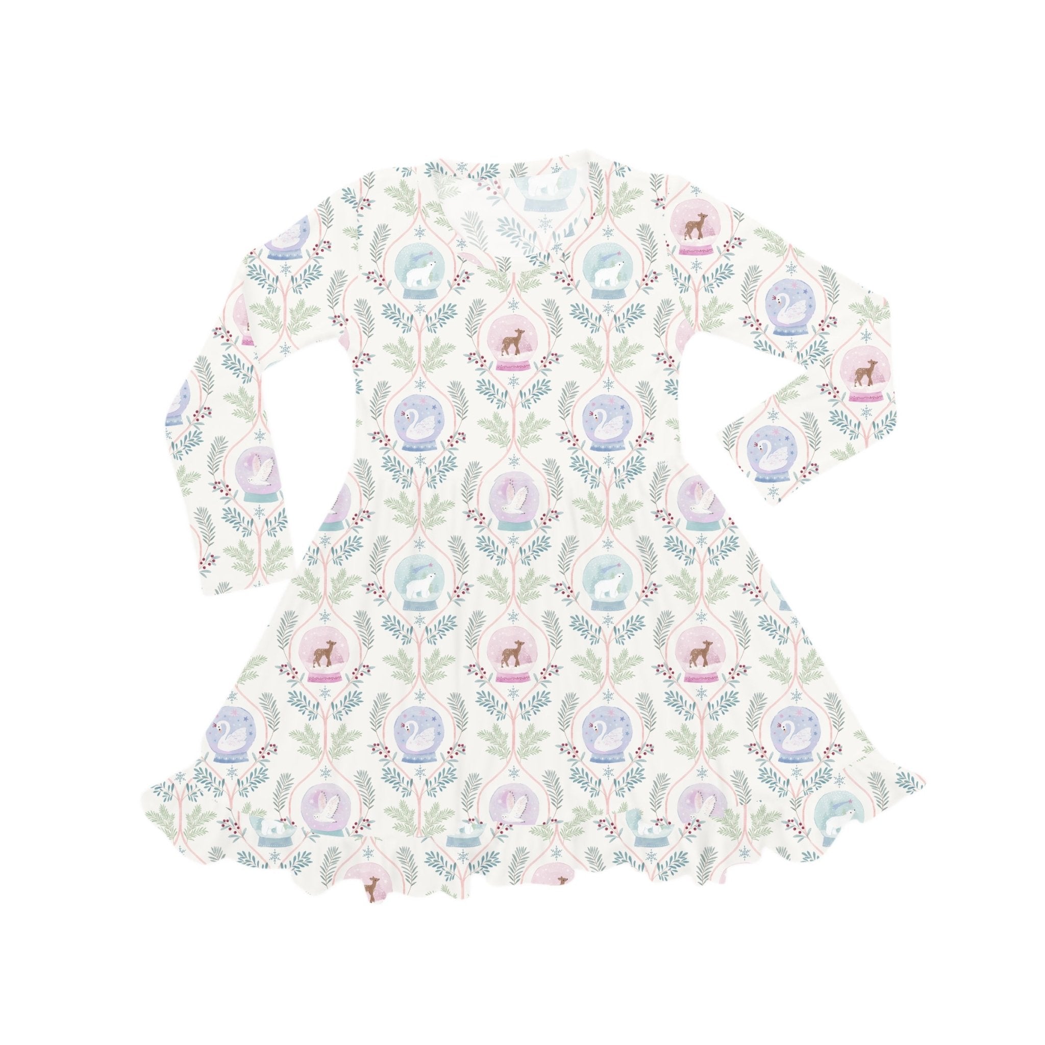 Preorder Twirlie Dress - Snow Much Wonder - The Sleepy Sloth