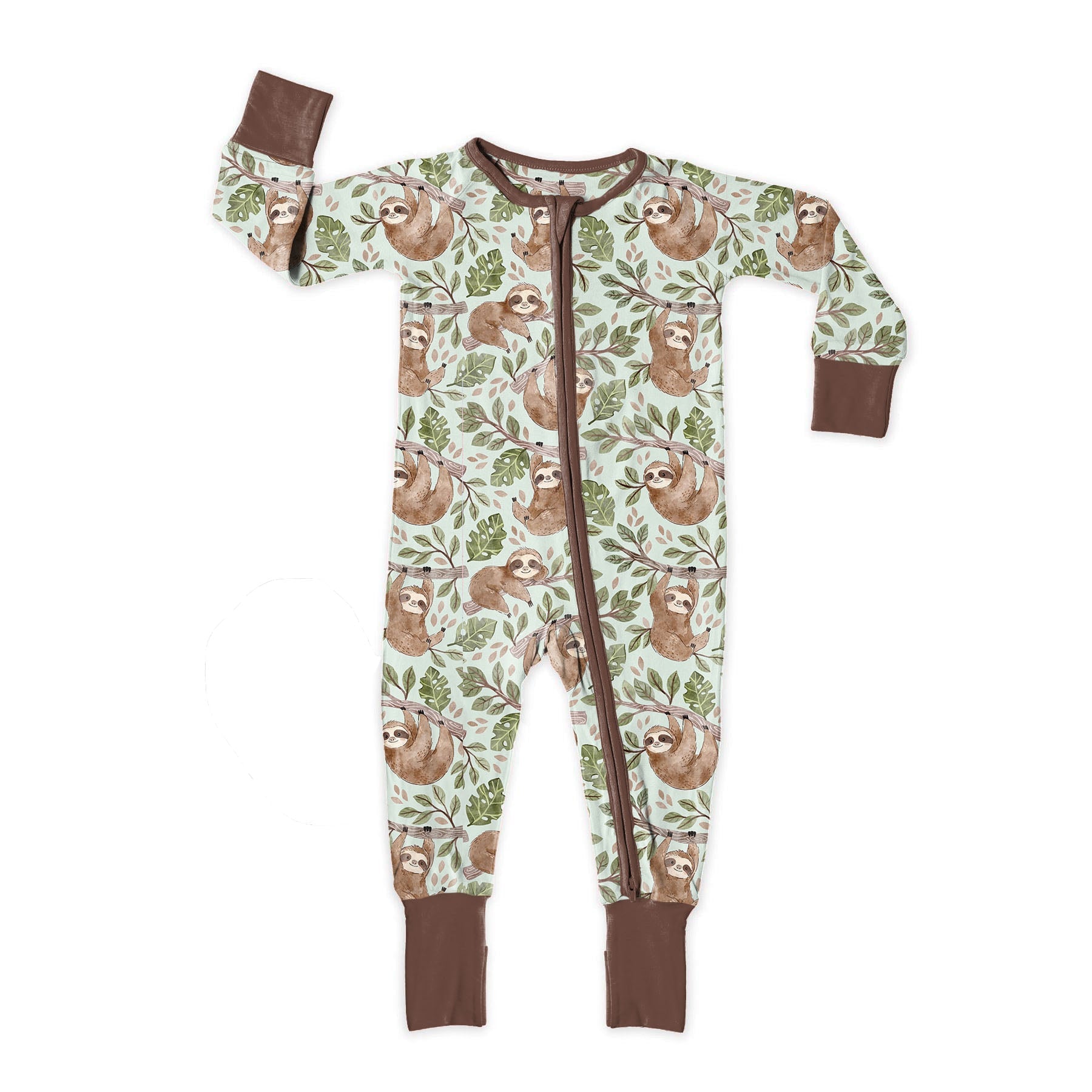 Preorder Zip Jammies - Hang Tight - The Sleepy Sloth