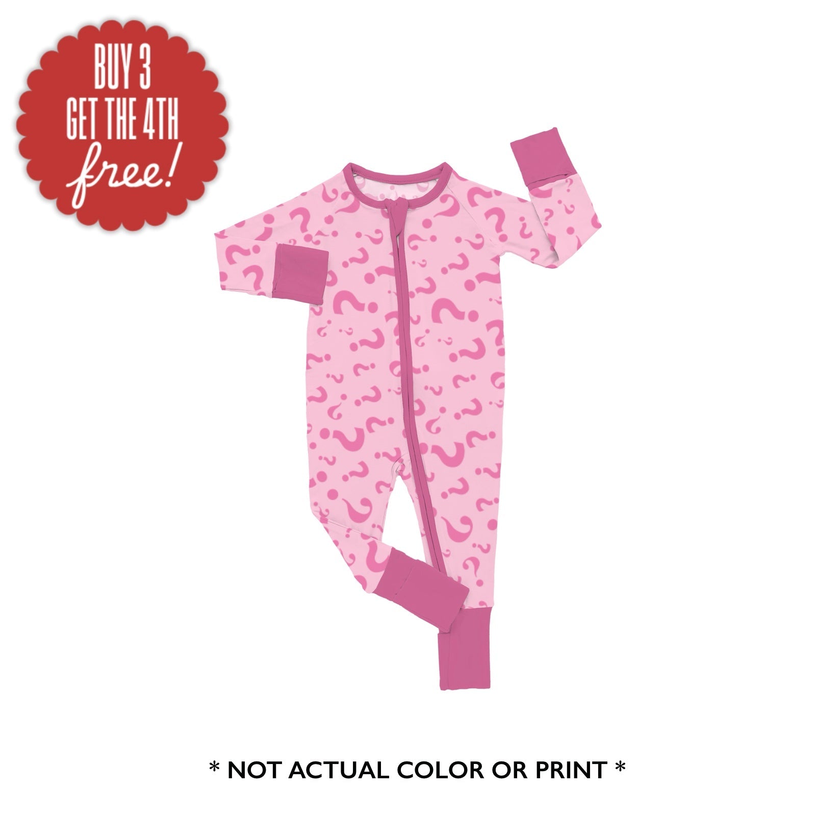 PREORDER ZIP JAMMIES - MYSTERY GIRL PRINT A - The Sleepy Sloth