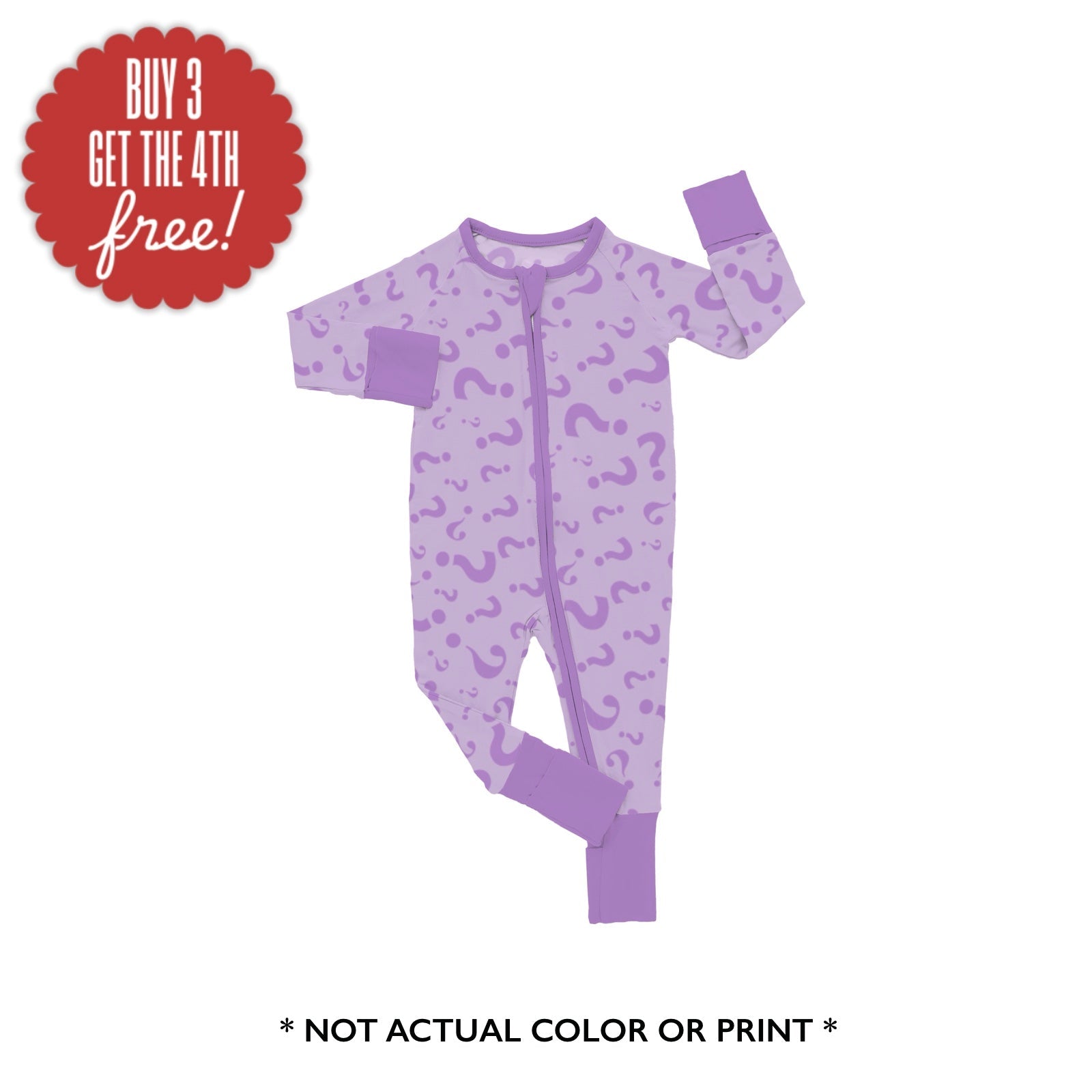 PREORDER ZIP JAMMIES - MYSTERY GIRL PRINT B - The Sleepy Sloth