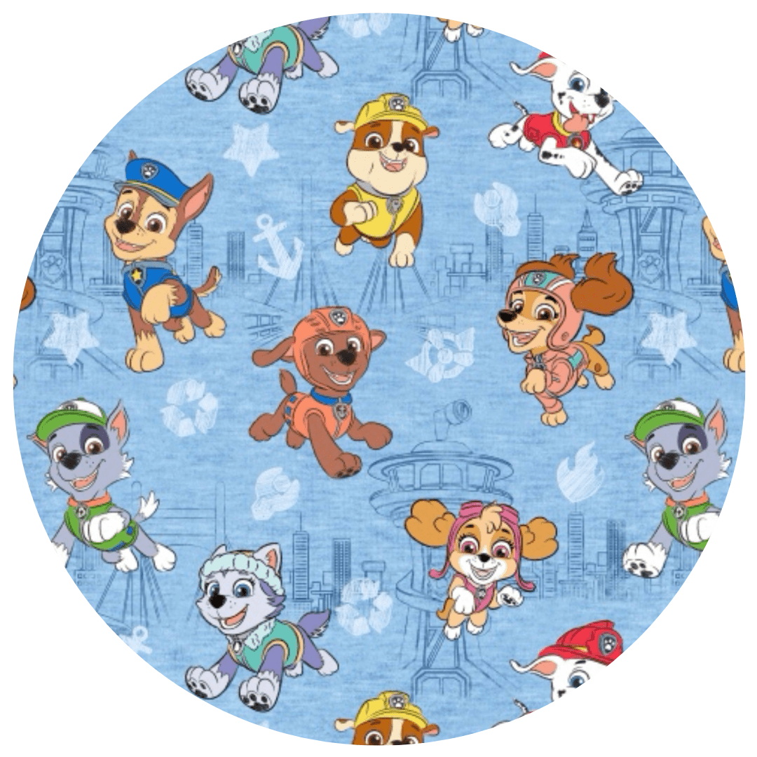 PREORDER ZIP JAMMIES - PAW PATROL™ ON A ROLL! (BLUE) - The Sleepy Sloth