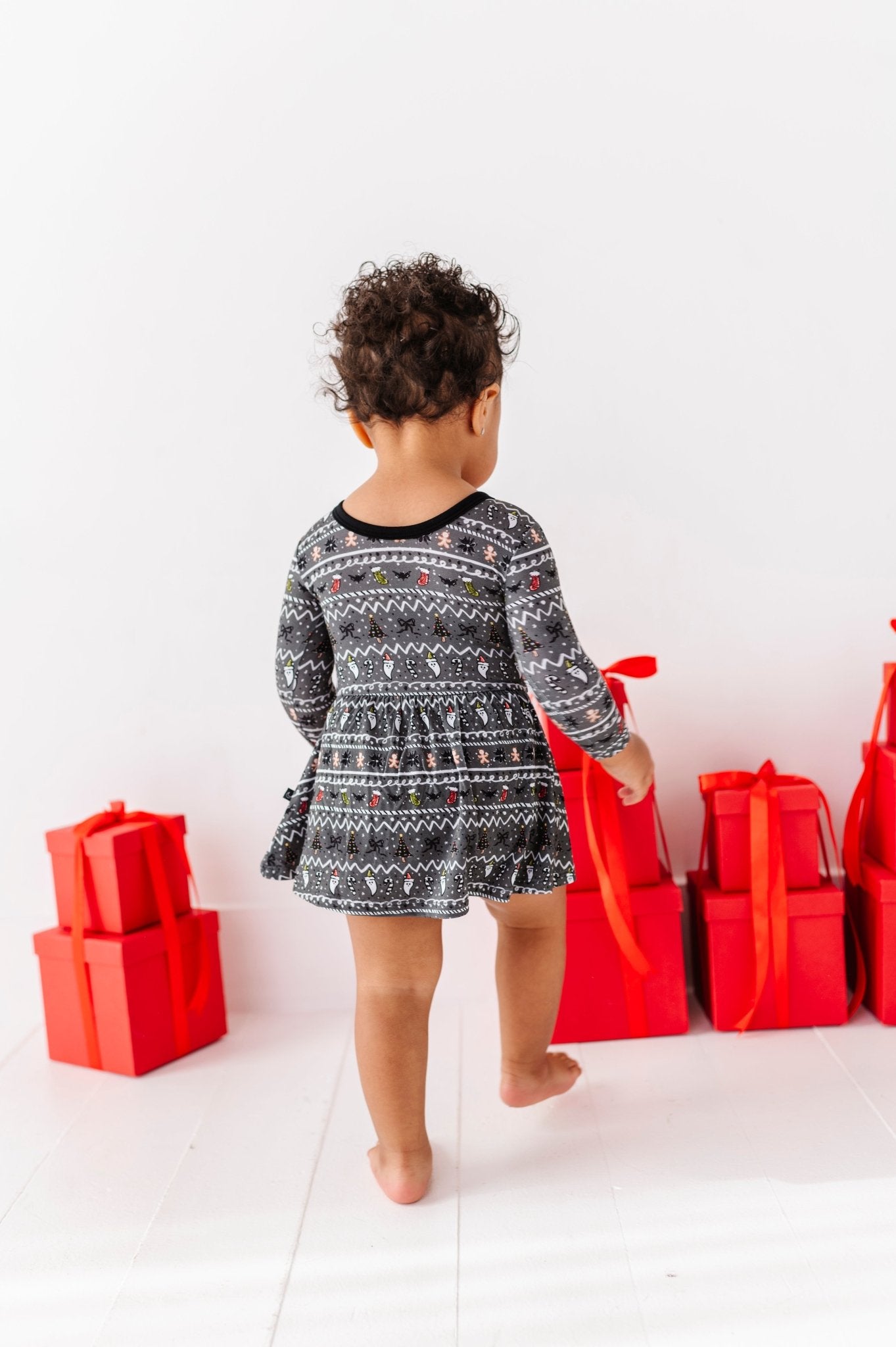 PRESALE BODYSUIT TWIRL DRESS - BOO HUMBUG - The Sleepy Sloth