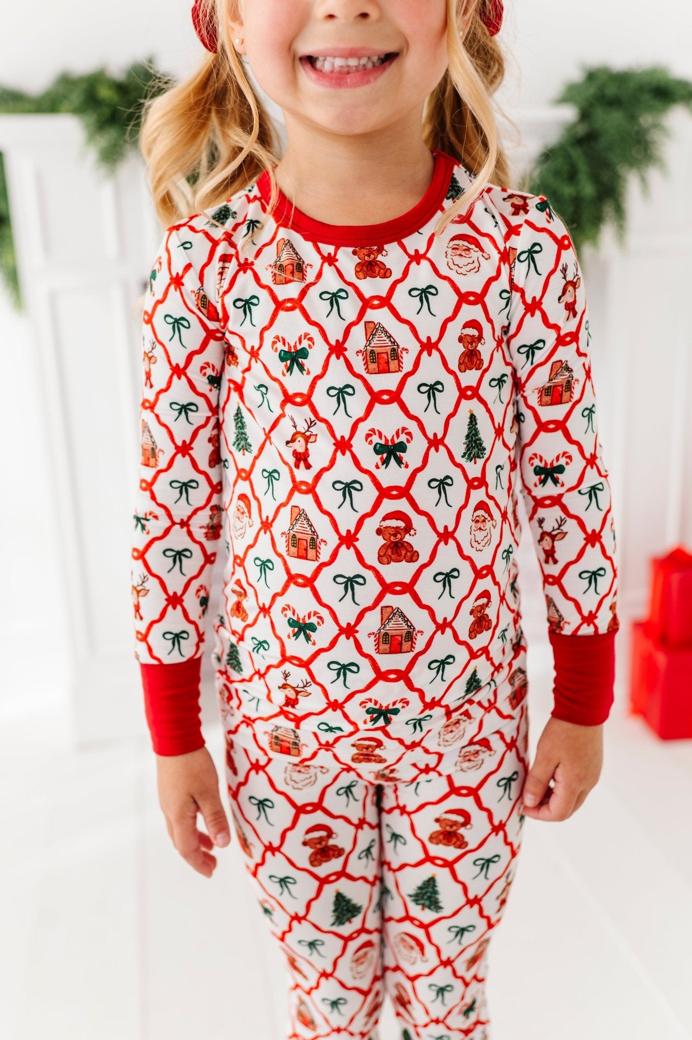 PRESALE TWO PIECE JAMMIES - PEPPERMINT PARADE - The Sleepy Sloth