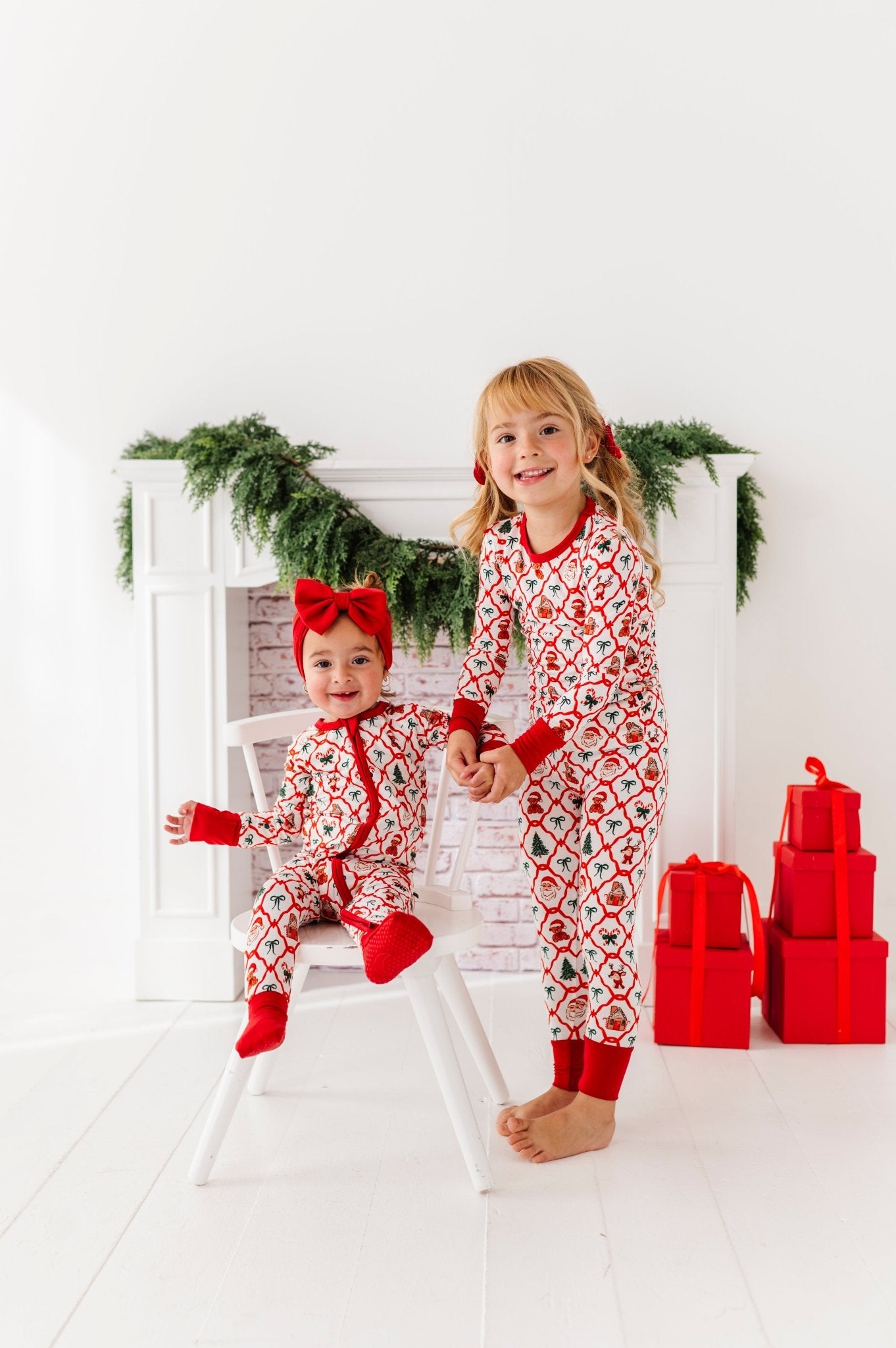 PRESALE TWO PIECE JAMMIES - PEPPERMINT PARADE - The Sleepy Sloth