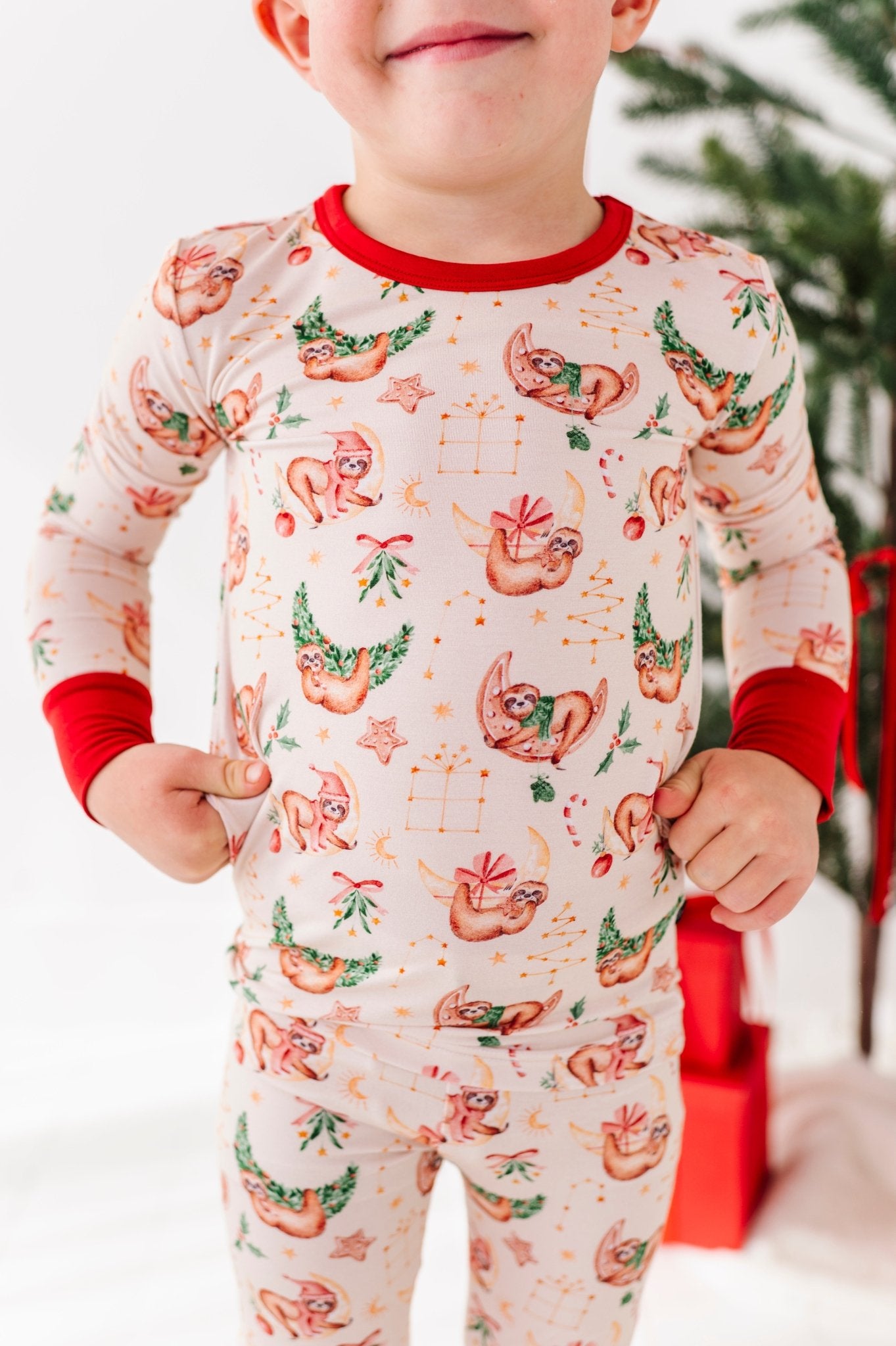 PRESALE TWO PIECE JAMMIES - SLEEPY SLOTHMAS - The Sleepy Sloth