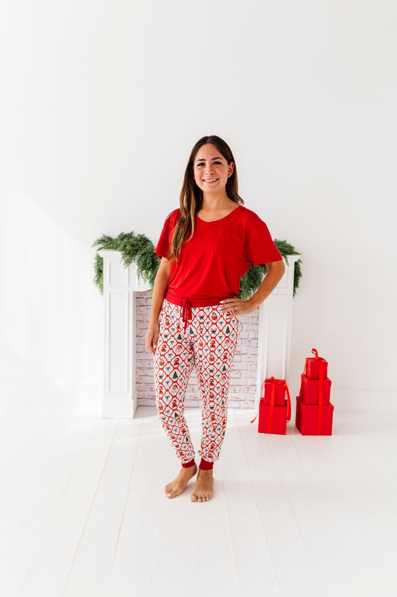 PRESALE WOMEN'S SLEEPY PANTS - PEPPERMINT PARADE - The Sleepy Sloth